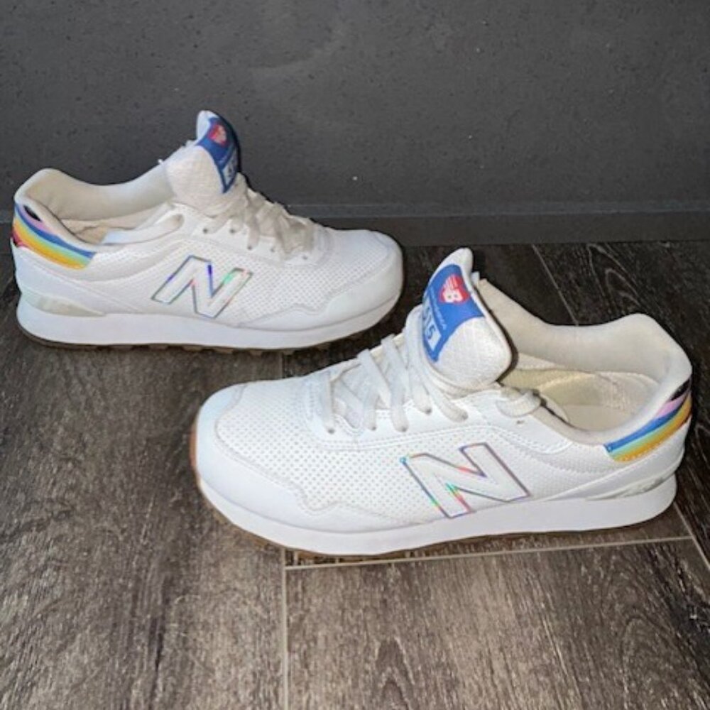 Mens Size 9.5 - New Balance 515 Pride Pack Sneakers Shoes Rainbow LGBTQ WL515PR1